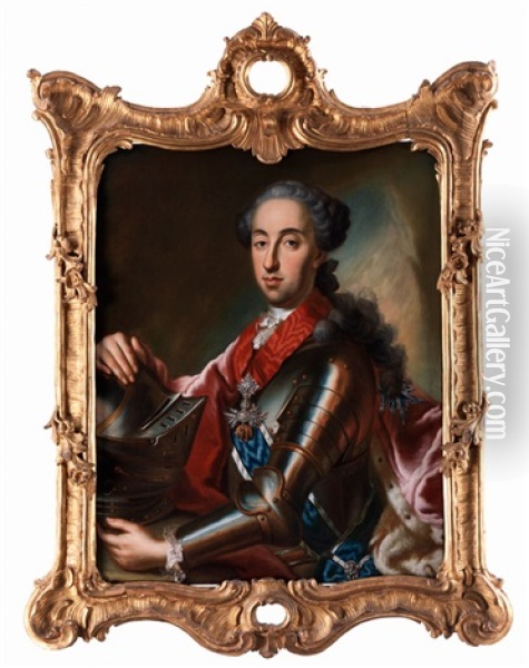 Portraitbildnis Von Kurfurst Maximilian Iii Joseph Von Bayern (1727 - 1777) Oil Painting - George de Marees