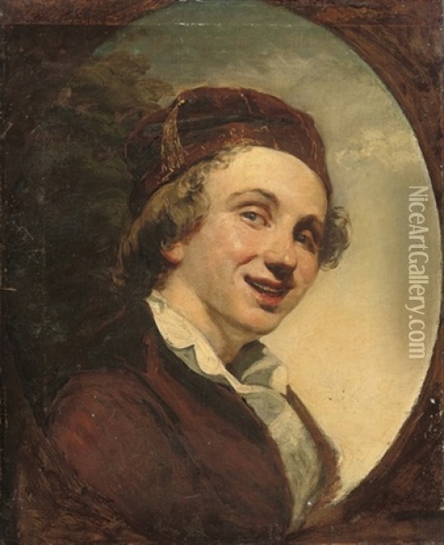 Portrait Of A Young Boy Oil Painting - William Fettes Douglas