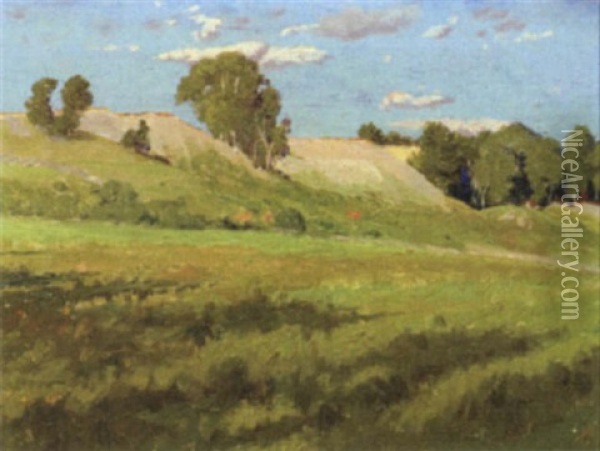 Summer Landscape Oil Painting - Ben Foster