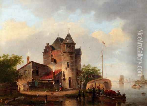 Summer Oil Painting - Jacobus Van Der Stok