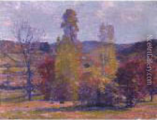 Fecund Autumn Oil Painting - Robert William Vonnoh