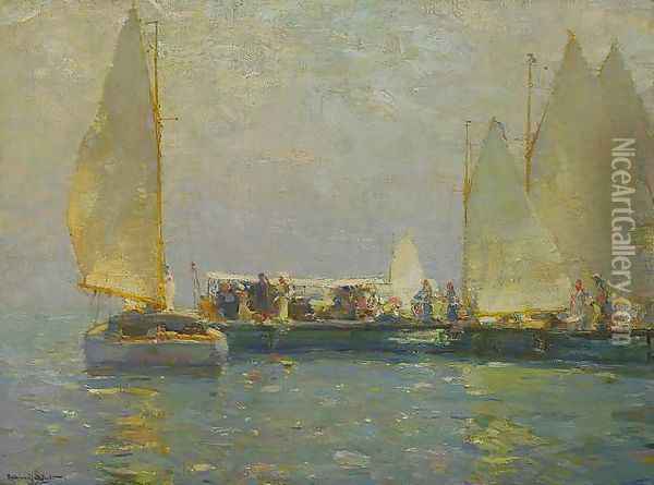 Summer Sailing Oil Painting - Walter Granville-Smith