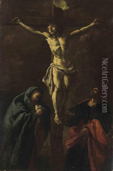 The Crucifixion Oil Painting - Giovanni Battista Crespi Il Cerano
