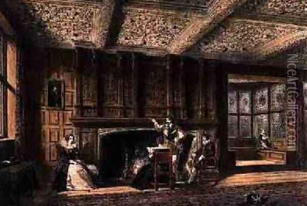 Interior of the Great Parlour Oil Painting - Joseph Nash