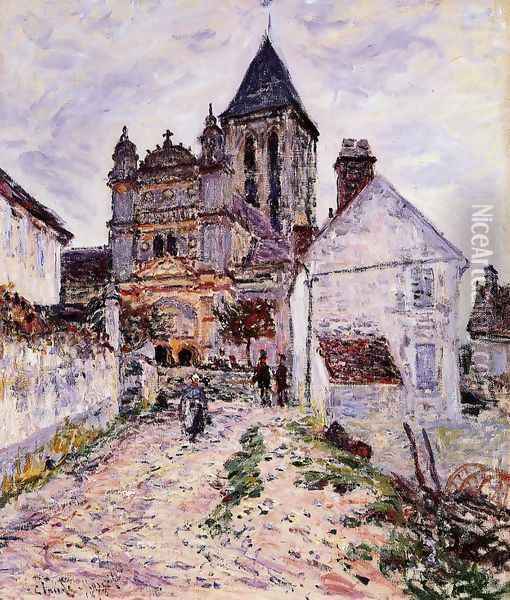The Church At Vetheuil Oil Painting - Claude Oscar Monet