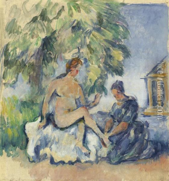 Bethsabee Oil Painting - Paul Cezanne