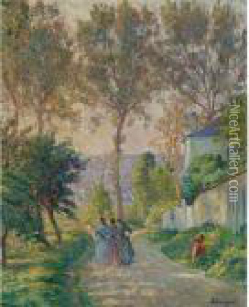 La Promenade Oil Painting - Henri Lebasque