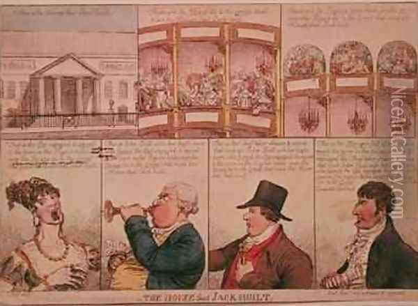 The House that Jack Built Oil Painting - James Gillray