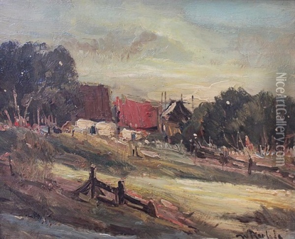 Rural Landscapes Oil Painting - Willem Roelofs