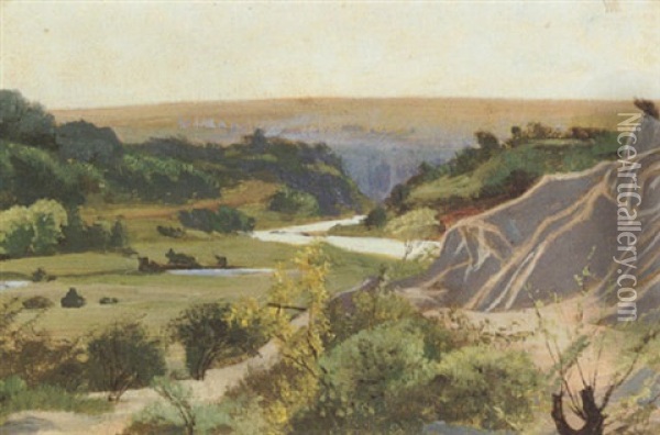 Kronstad, Walsh River Oil Painting - George (9th Earl of Carlisle) Howard
