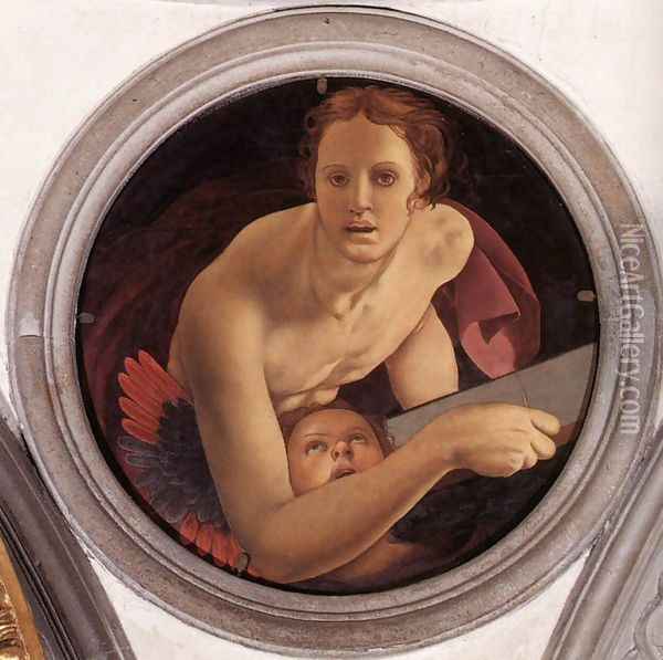 St. Matthew Oil Painting - Agnolo Bronzino