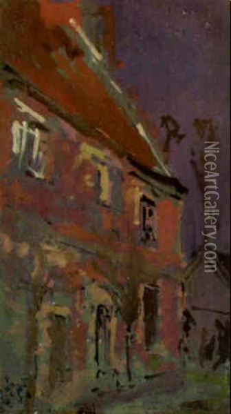 Red Brick House Oil Painting - Walter Sickert