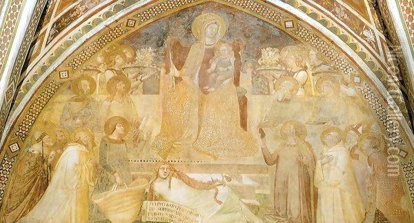 Madonna and Child Oil Painting - Ambrogio Lorenzetti