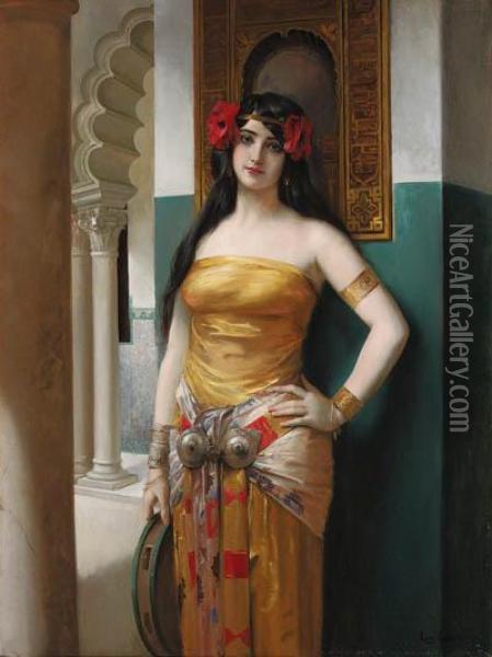 Meriem, An Arab Beauty Oil Painting - Leon Francois Comerre