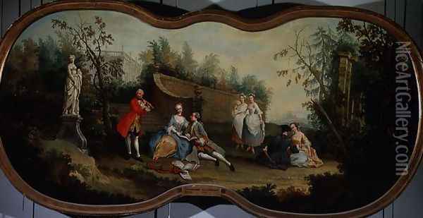 Music, 1754 Oil Painting - Sukhodolsky