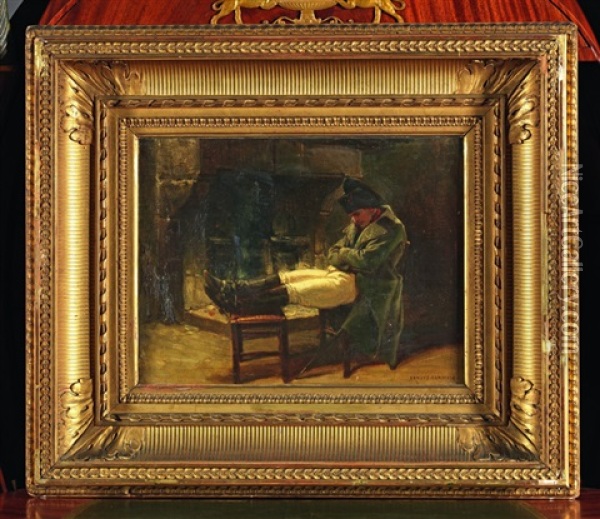 Le Sommeil De Napoleon Oil Painting - Edouard Armand-Dumaresq
