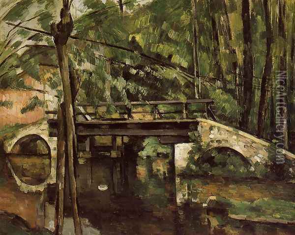 The Pont De Maincy Oil Painting - Paul Cezanne