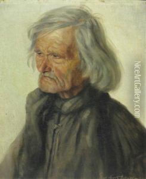Hessischer Bauer Oil Painting - Karl Mons