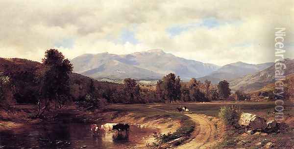 Road to the Mountains Oil Painting - Samuel Lancaster Gerry