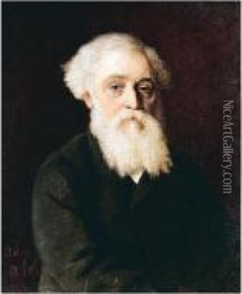 Portrait Of A Gentleman Oil Painting - Vassily-Grigorievitch Perov