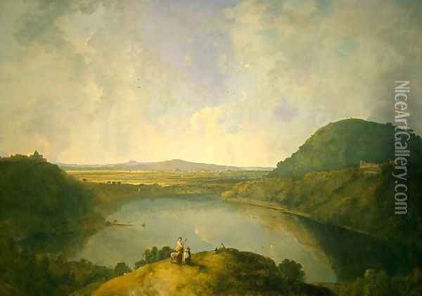 Lake Albano 2 Oil Painting - Richard Wilson