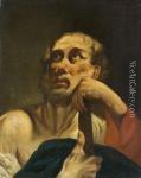 Aposteln Jakob Den Yngre Oil Painting - Giovanni Battista Piazzetta
