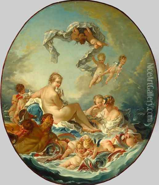 Triumph of Venus Oil Painting - Francois Boucher