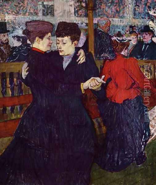 Aristede Bruand At His Cabaret 2 Oil Painting - Henri De Toulouse-Lautrec