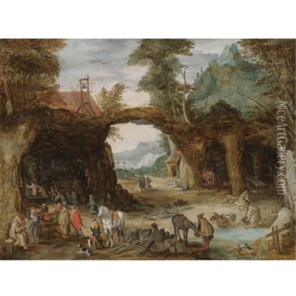 The Hermitage Oil Painting - Joos de Momper the Younger