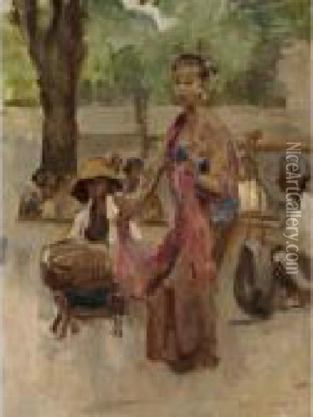 Javanese Dancer Oil Painting - Isaac Israels