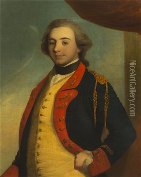 Colonel Thomas Thornton, First Projector Of The English Militia Oil Painting - John Russell