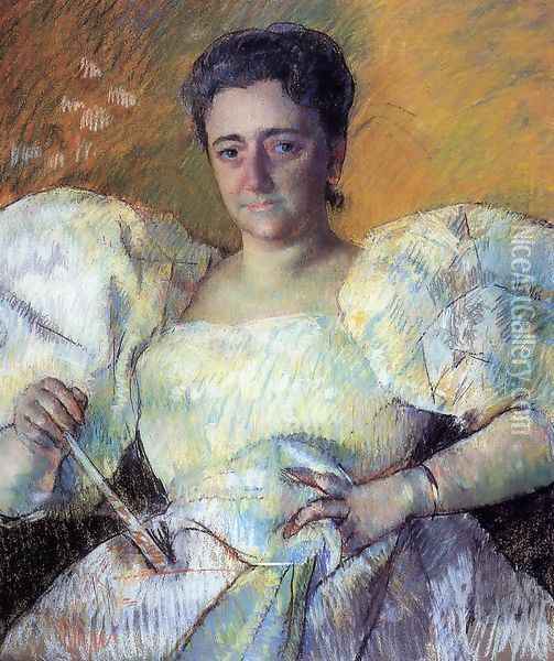 Portrait of Mrs. H. O. Hevemeyer Oil Painting - Mary Cassatt