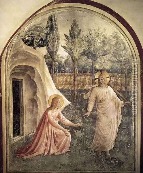 Noli Me Tangere Oil Painting - Fra Angelico (Guido di Pietro)