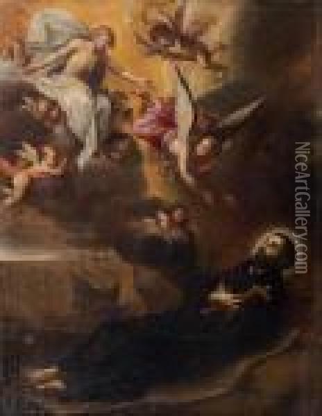 Saint Francois De Paule Oil Painting - Luca Giordano