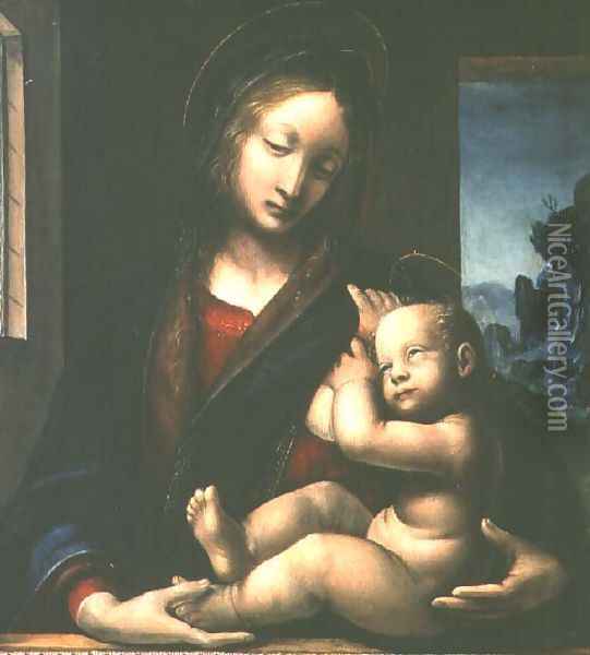 Noseda Madonna Oil Painting - Bernadino Zenale
