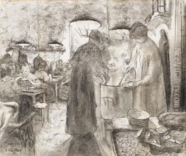 La Soupe A L'ouvroir Oil Painting - Jean-Edouard Vuillard