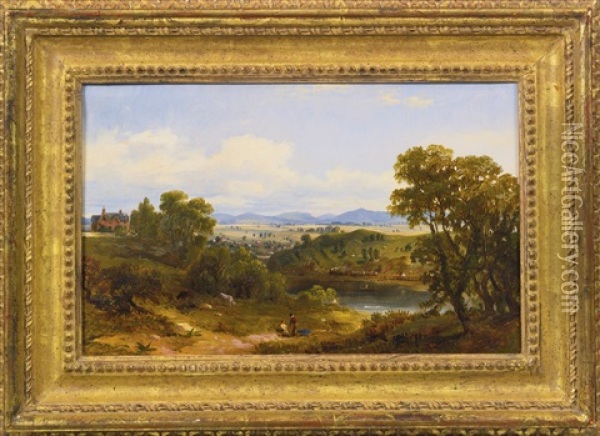 Platte River Valley Oil Painting - Charles Partridge Adams