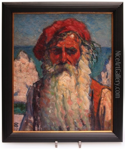 Portrat Eines Bartigen Mannes Oil Painting - Hans Christiansen