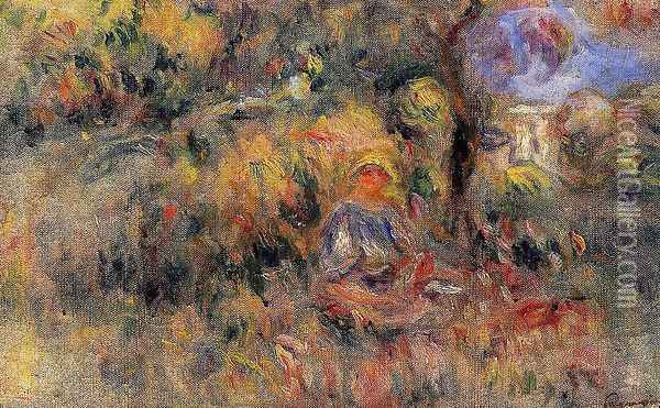 Landscape (sketch) Oil Painting - Pierre Auguste Renoir