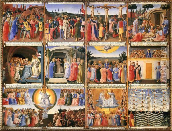 Scenes from the Life of Christ 3 Oil Painting - Angelico Fra