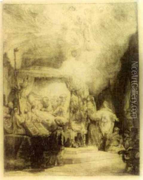 Death Of The Virgin Oil Painting -  Rembrandt van Rijn