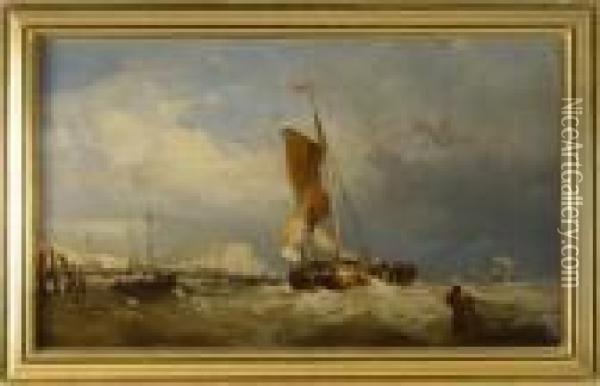 Stormy Weather Ahead Oil Painting - Hendrik Willem Mesdag