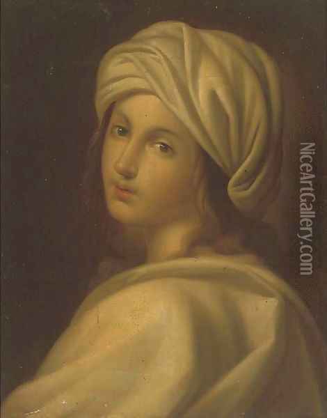 Portrait of a girl 5 Oil Painting - Guido Reni