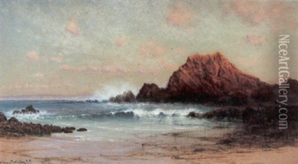 China Point, Monterey Bay, California Oil Painting - Charles Dorman Robinson