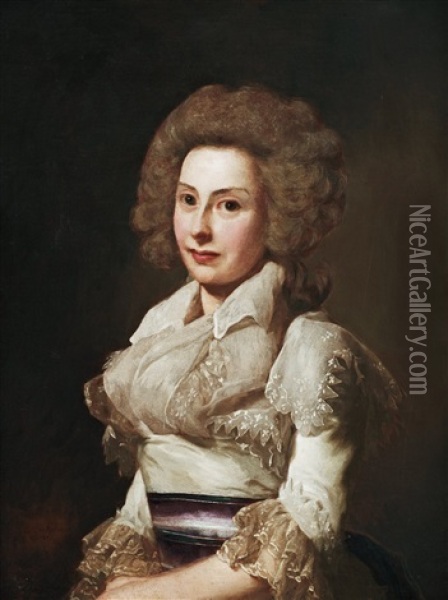 Alexandrine Elisabeth Roslin (1761-1797) Oil Painting - Alexander Roslin