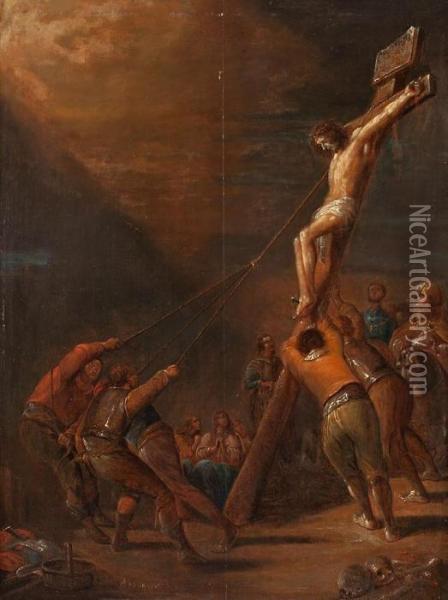 Crucifixion Oil Painting - Rembrandt Van Rijn