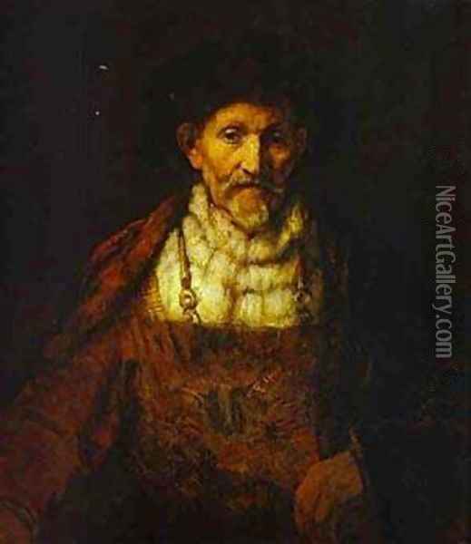 Portrait Of An Old Man 1651 Oil Painting - Harmenszoon van Rijn Rembrandt