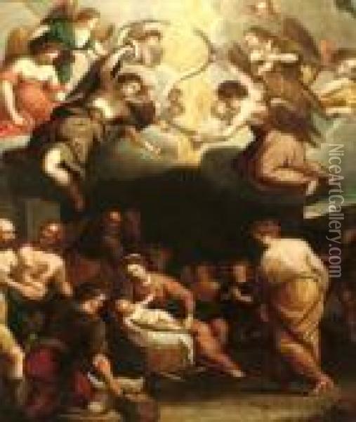 The Celebration Of The Virgin Andchild Oil Painting - Hans Rottenhammer