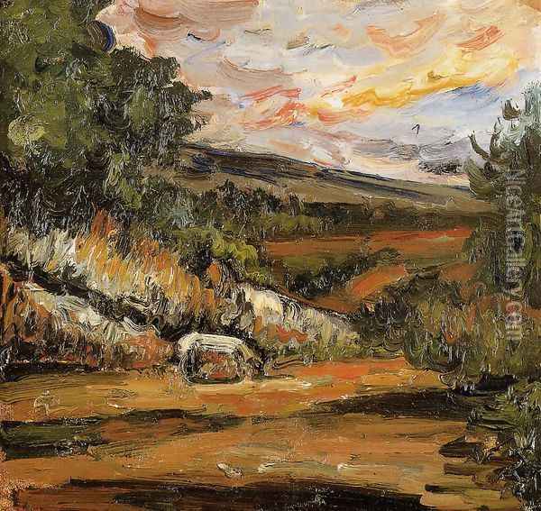 Landscape Oil Painting - Paul Cezanne