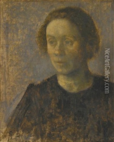 Ida Oil Painting - Vilhelm Hammershoi